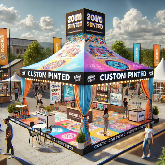 printed business gazebo