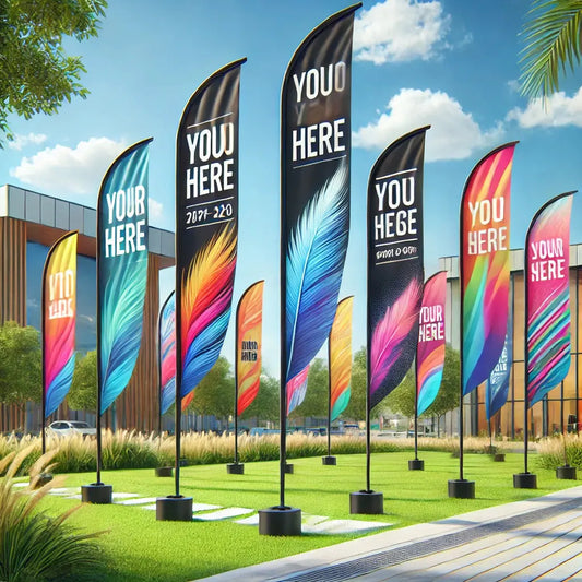 Elevate Your Brand Visibility with Custom Feather Flags in the UK