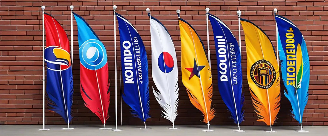 Getting your business noticed using custom printed feather flags