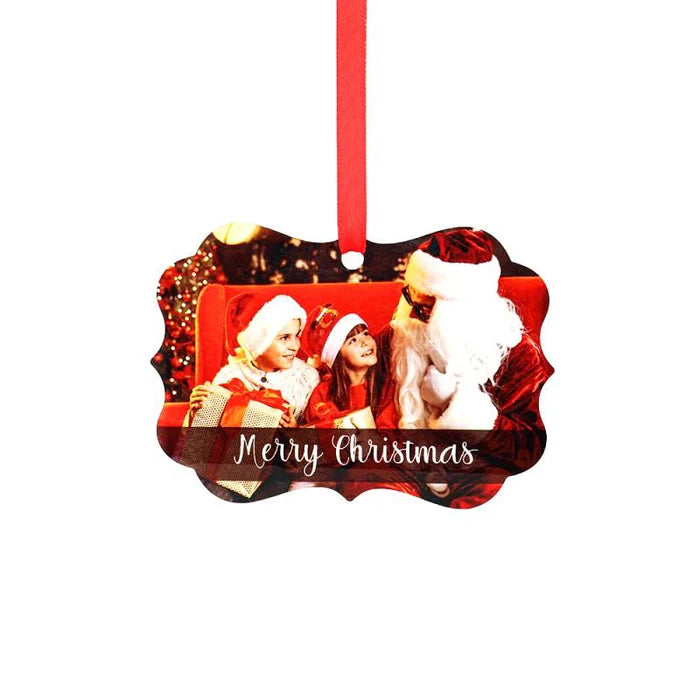 Christmas Aluminium Decoration - Double Sided  - Various shapes