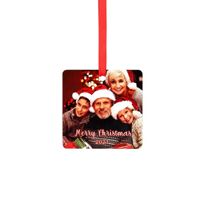 Christmas Aluminium Decoration - Double Sided  - Various shapes