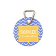 Aluminium Pet Tag Double Side Printable Round Shape 1 x 1