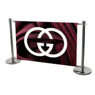 crowd barrier jacket banner