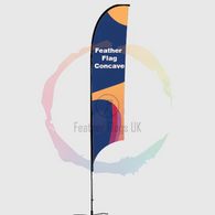 concave flag 4.5m large